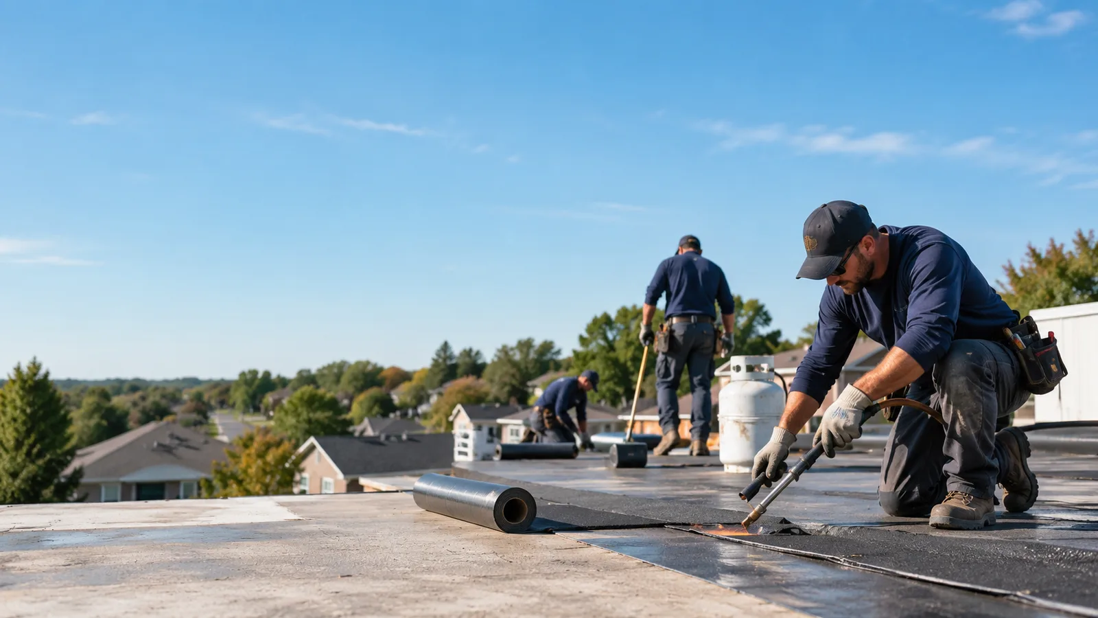 Flat Roof Leak Repair providers in Kitts Hill, OH